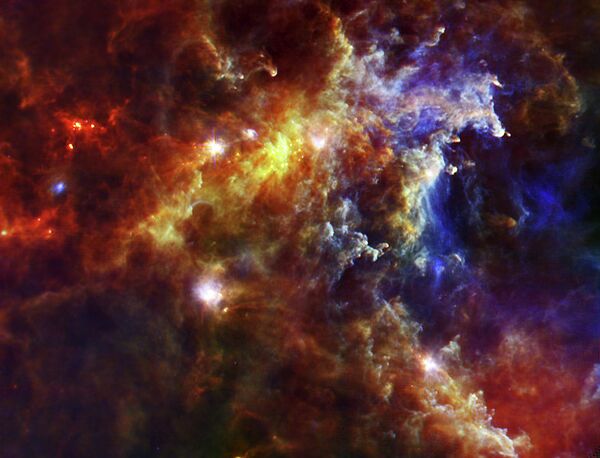 Снимок, сделанный телескопом Гершель