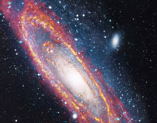 Снимок, сделанный телескопом Гершель