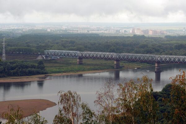 От памятника Салавату Юлаеву открывается вид на реку Белую и