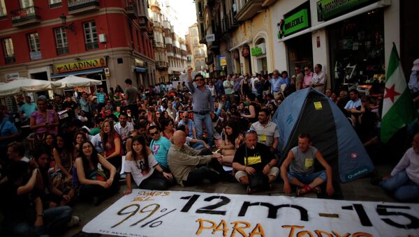 Многотысячные акции протеста прошли в нескольких городах Испании