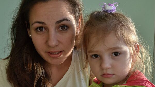 Анастасия Доронина с дочерью