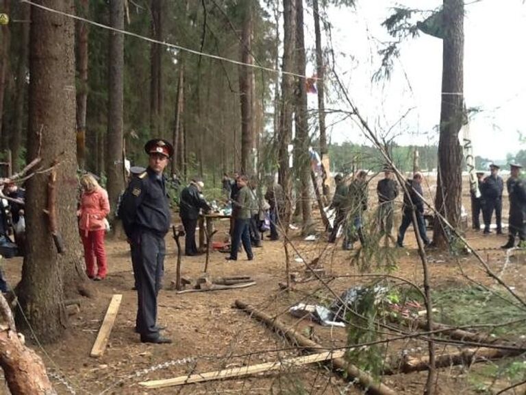 Разгон лагеря в Жуковском