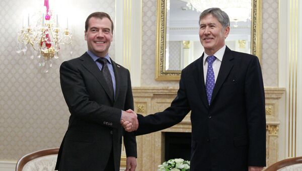 Встреча Д. Медведева А. Атамбаева