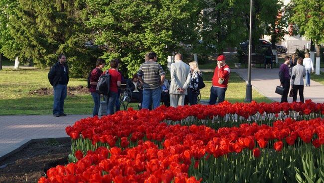 В сквере у памятника «Борцам революции» - ивановские оппозиционеры