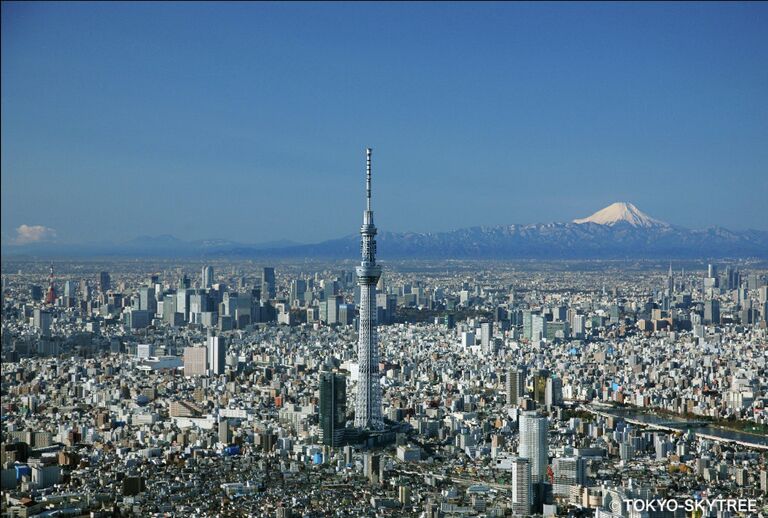 Самая высокая в мире телебашня Tokyo Sky Tree