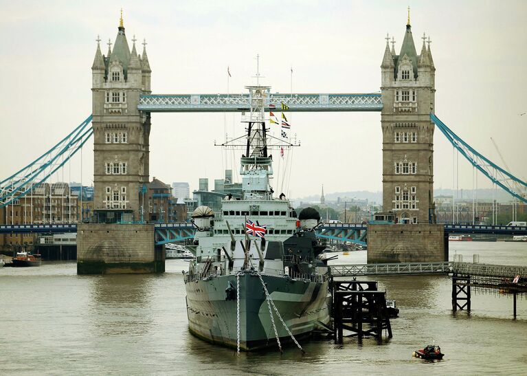 Корабль HMS Belfast 