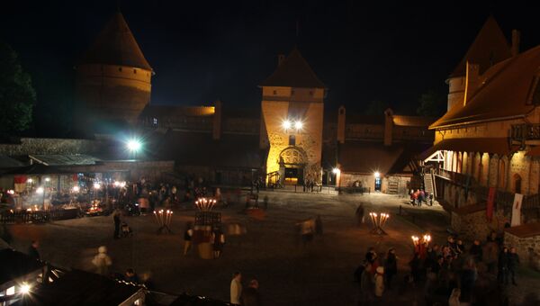 Ночь музеев в Тракайском замке (Литва)