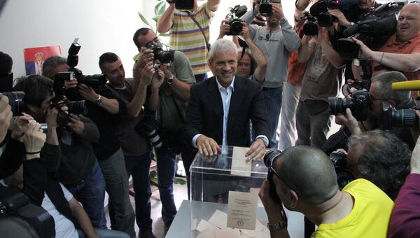 Борис Тадич проголосовал на выборах президента Сербии