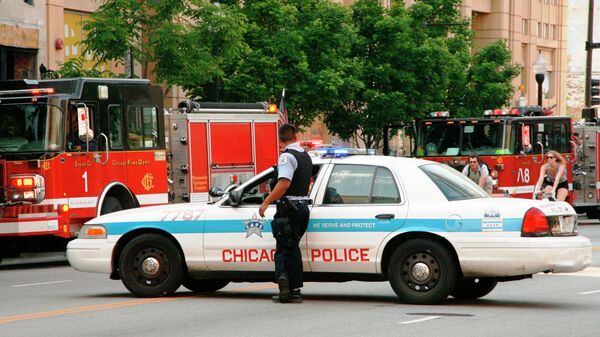 Полицейский в Чикаго. Архивное фото
