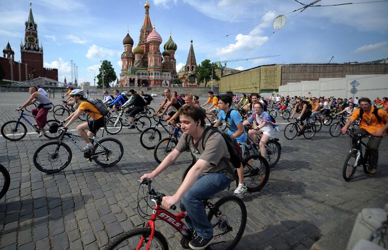 Велопарад Let’s bike в Москве