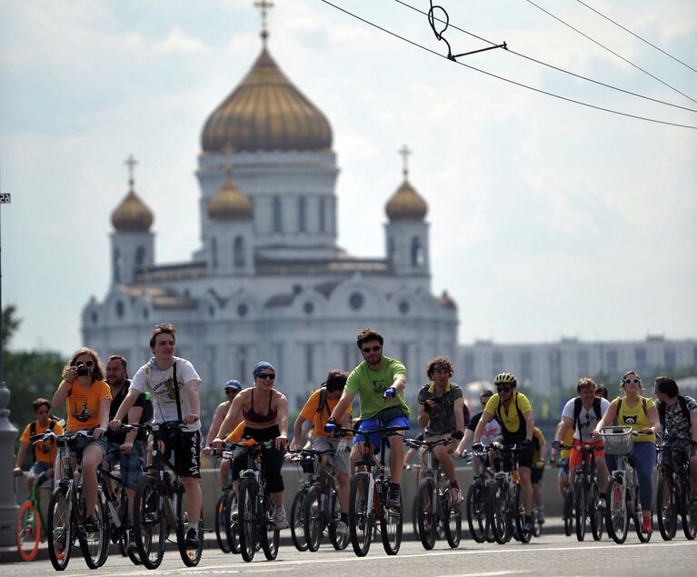 Велопарад Let’s bike в Москве