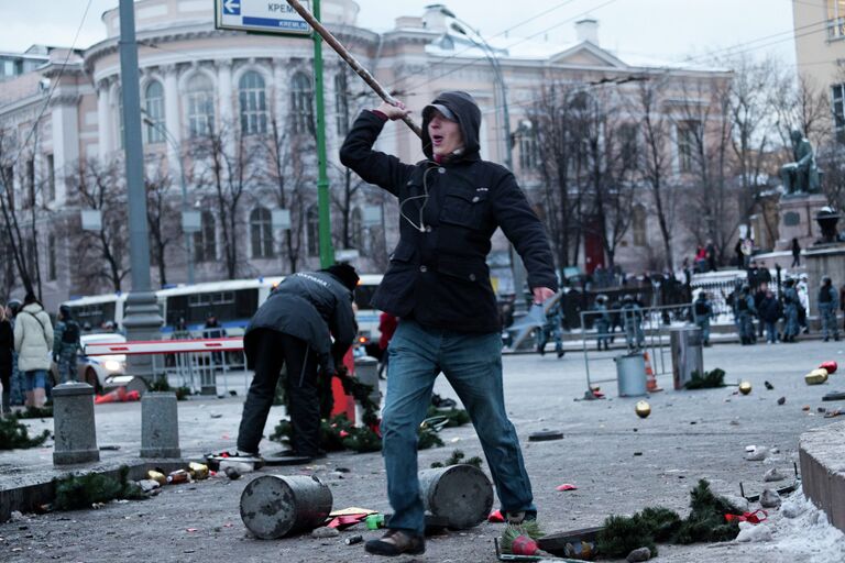 Акция на Манежной площади в память об убитом Егоре Свиридове