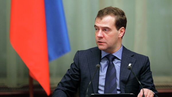 Премьер-министр РФ Дмитрий Медведев 