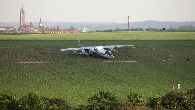 Крушение российского военного самолета Ан-30Б в Чехии