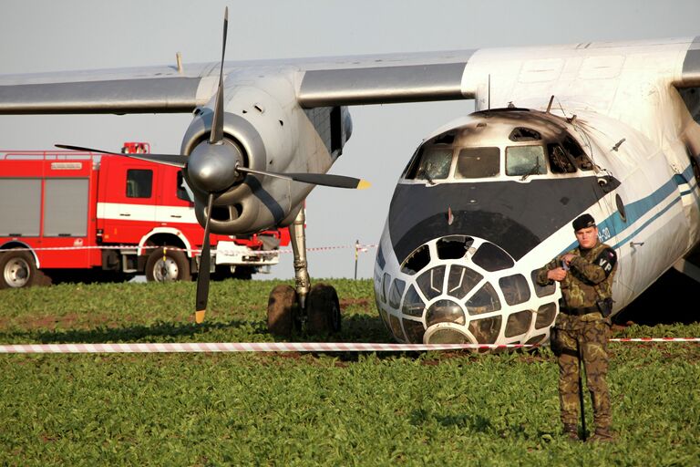 Крушение российского военного самолета Ан-30Б в Чехии