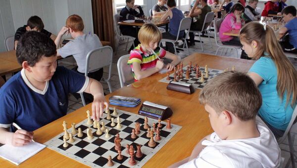 Шахматный турнир в Омске