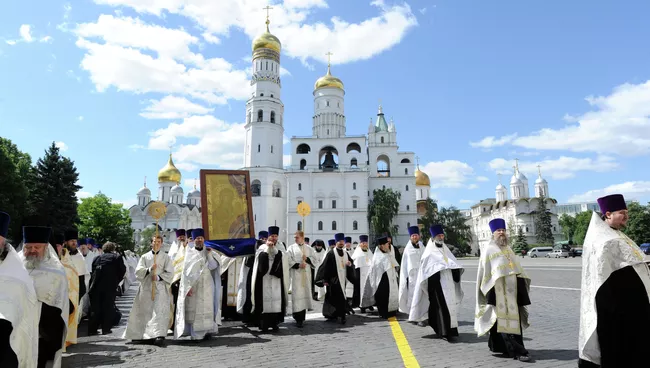 Патриаршее Богослужение в день памяти Кирилла и Мефодия. Архивное фото
