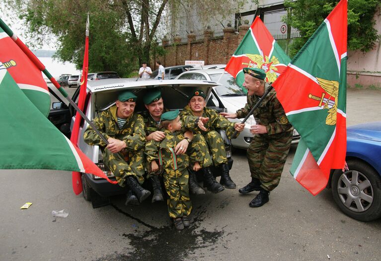 Праднование Дня Пограничных войск в Самаре