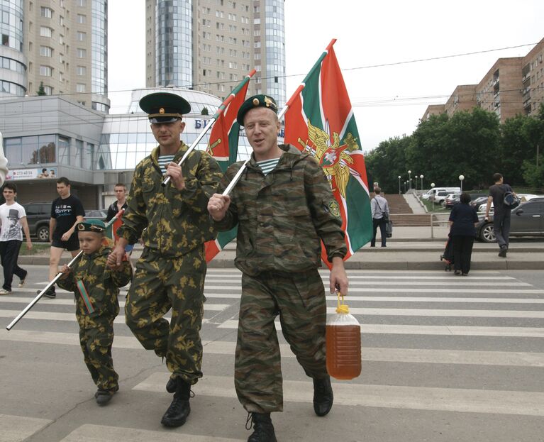 Праднование Дня Пограничных войск в Самаре