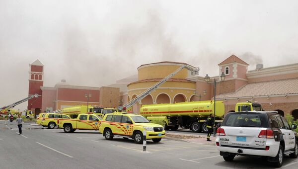 Пожар в торговом центре в Дохе, Катар