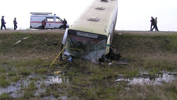 Шестнадцать человек пострадали в ДТП с маршруткой в Якутии