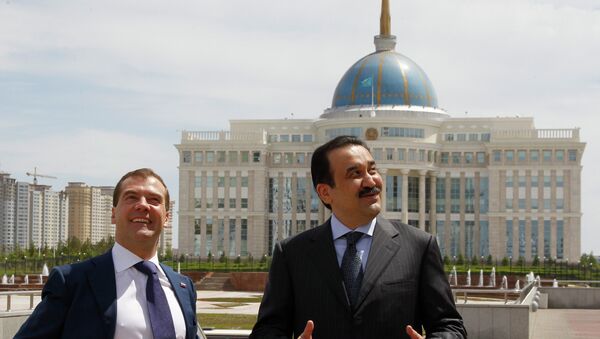 Премьер-министр РФ Д.Медведев встретился с премьер-министром РК К.Масимовым