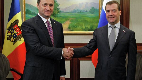 Премьер-министр РФ Д.Медведев встретился с премьер-министром Молдавии В.Филатом в Ашхабаде