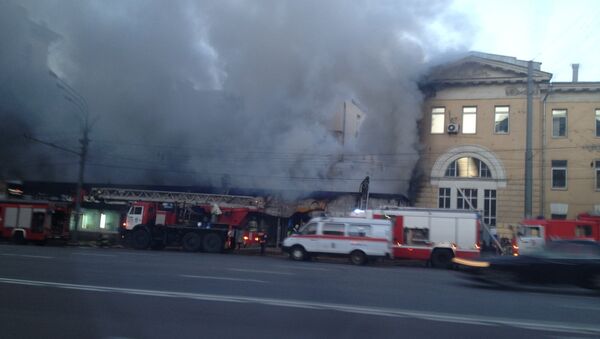 Пожар на Зубовском бульваре