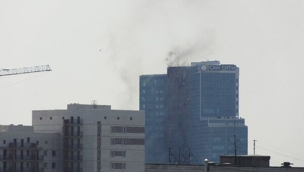 Пожар в Сан Сити Новосибирск