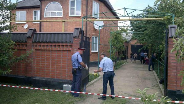 Дом фермера в Кущевском районе, на который было совершено нападение