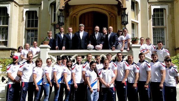 Встреча российской команды по регби с Послом Великобритании