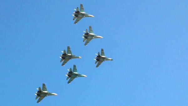 Истребители Су-27 и Миг-29 устроили воздушный бой в небе Ингушетии