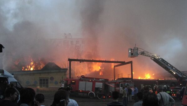 Пожар на Люблинской улице