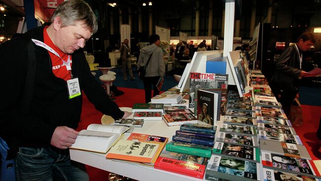 Российская экспозиция на книжной ярмарке BookExpo America, архивное фото