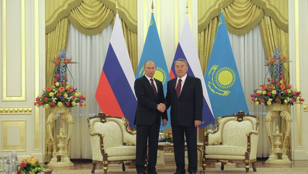 Официальный визит президента РФ В.Путина в Казахстан