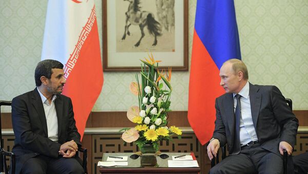Переговоры президента РФ Владимира Путина с президентом Ирана Махмудом Ахмадинежадом, Пекин