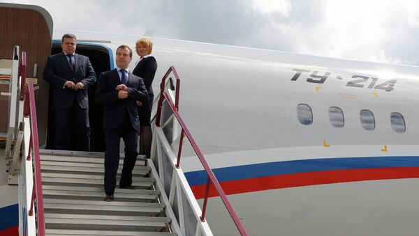 Рабочая поездка Дмитрия Медведева в Казань