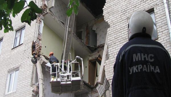 Пятиэтажный дом обрушился в Луцке на западе Украины