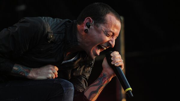 Участник группы Linkin Park Честер Беннингтон. Архивное фото