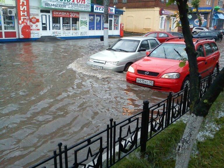 Калуга потоп дождь