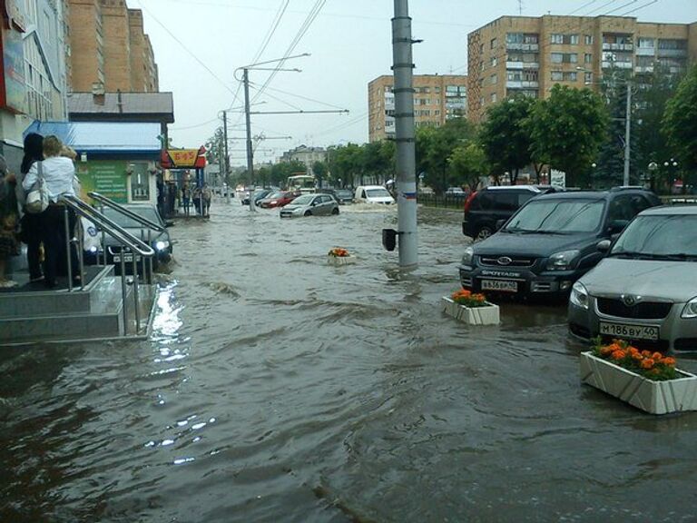 Калуга потоп дождь