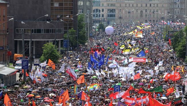 Митинг в Москве. Архив