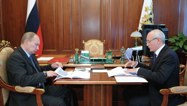 Встреча В.Путина с Р.Хамитовым в Москве