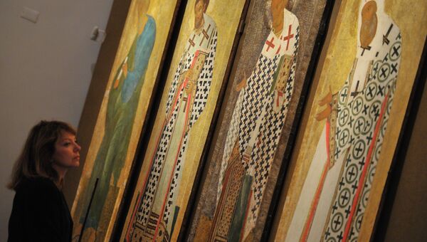 Выставка Иконостас Кирилло-Белозерского монастыря в Кремле