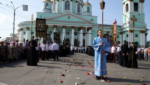 Курск икона крестный ход процессия праздник религия православие