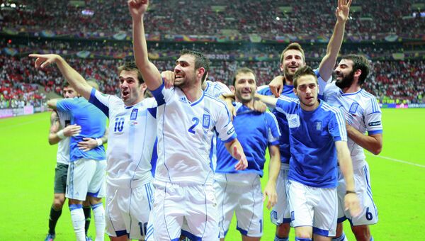 Футбол. ЕВРО - 2012. Матч сборных Греции и России