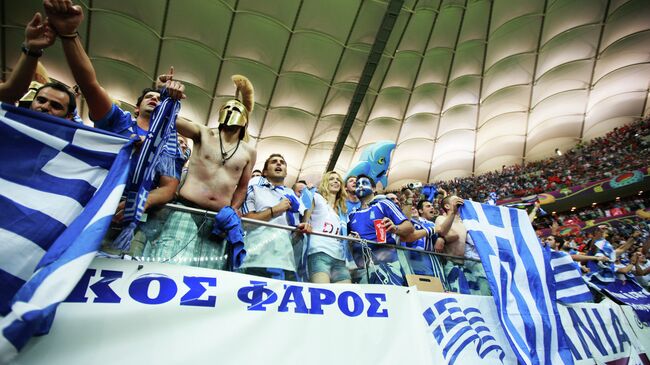 Футбол. ЕВРО - 2012. Матч сборных Греции и России