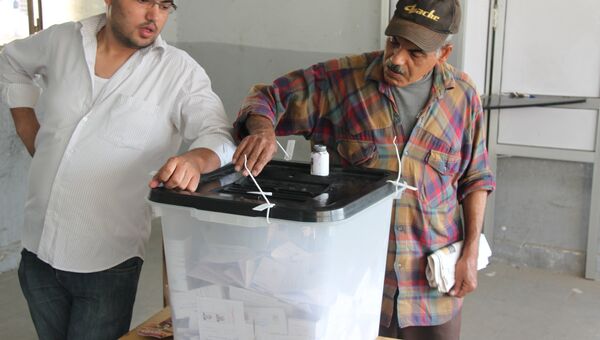Голосование на выборах президента Египта