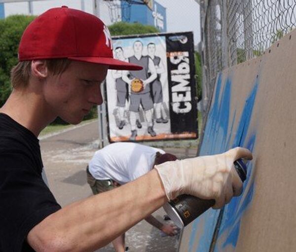 Граффити-фестиваль молодых художников в Иванове