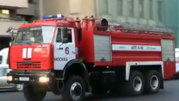 Пожар на Зубовском бульваре в мск